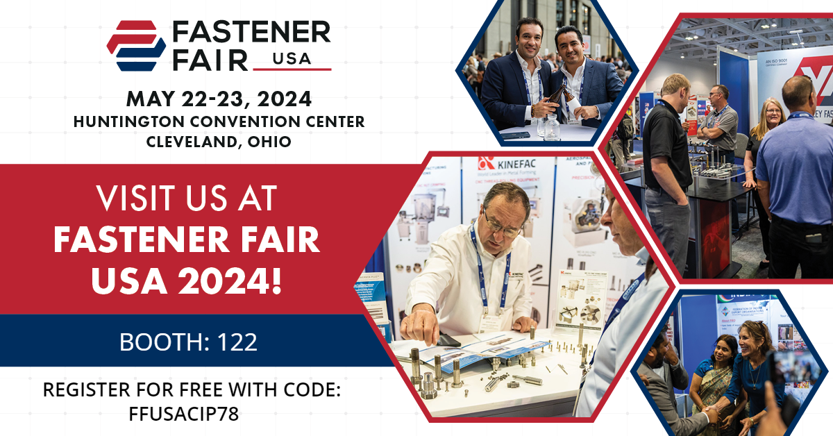 Nova. Fastener - Fastener Fair USA Banner